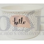 Pohár papierový na 135 ml Text / bal. 42 ks